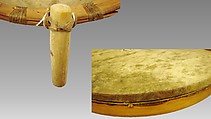 Kelyaut (frame drum), wood, sennet, Native American (Inuit)
